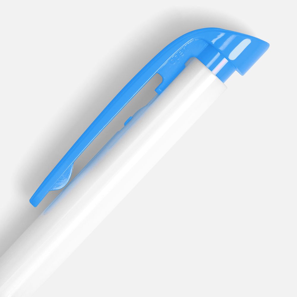 Ручка шариковая Favorite, белая с голубым — изображение 4