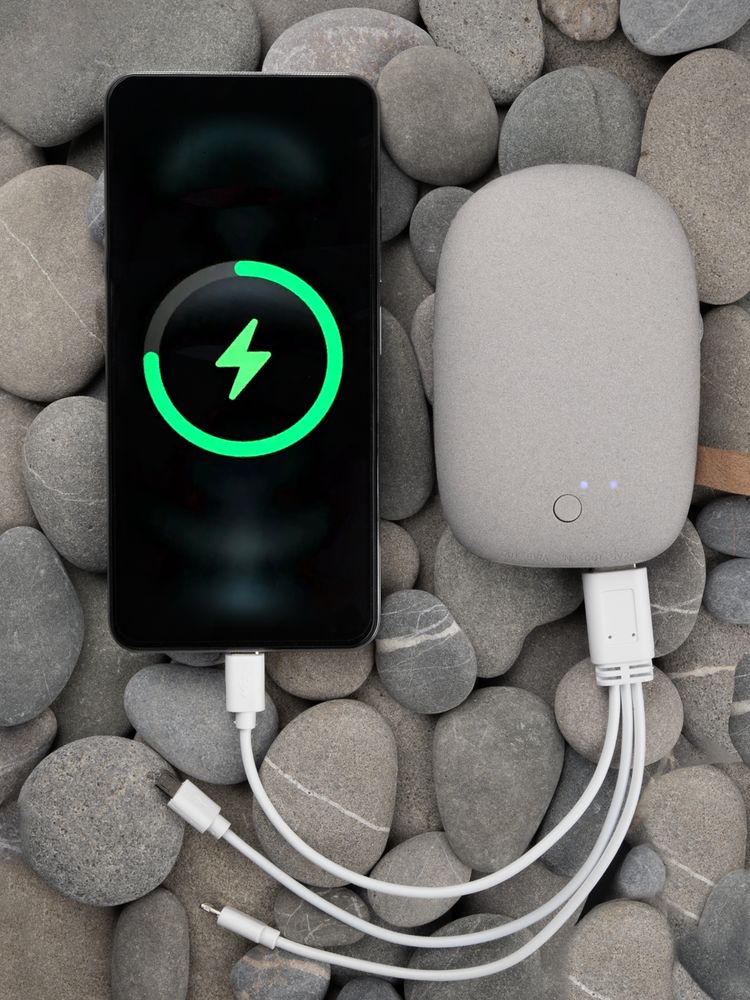 Внешний аккумулятор Pebble 7800 мАч, серый — изображение 10