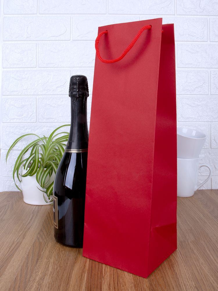 Пакет под бутылку Vindemia, красный — изображение 6