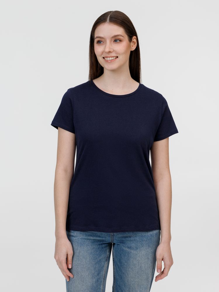 Футболка женская E150, зеленая — изображение 3