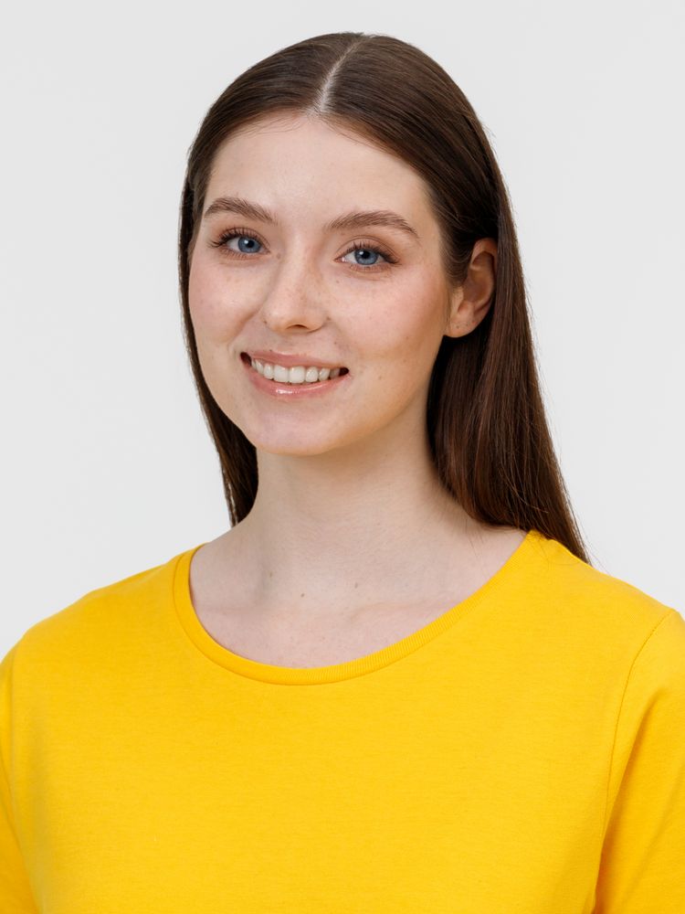 Футболка женская E190 желтая — изображение 4