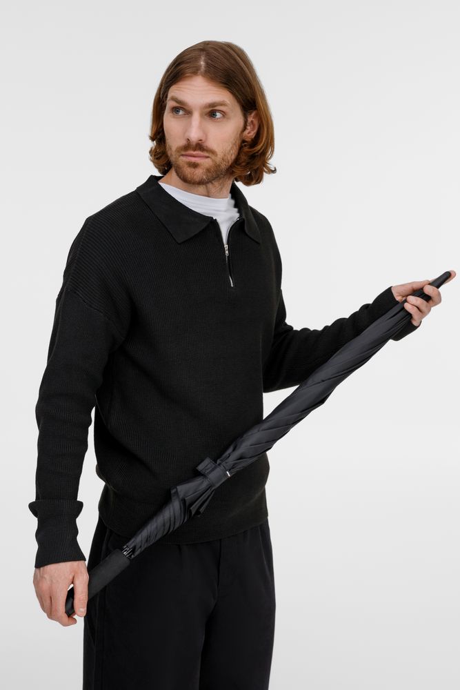 Зонт-трость U.900, черный — изображение 11