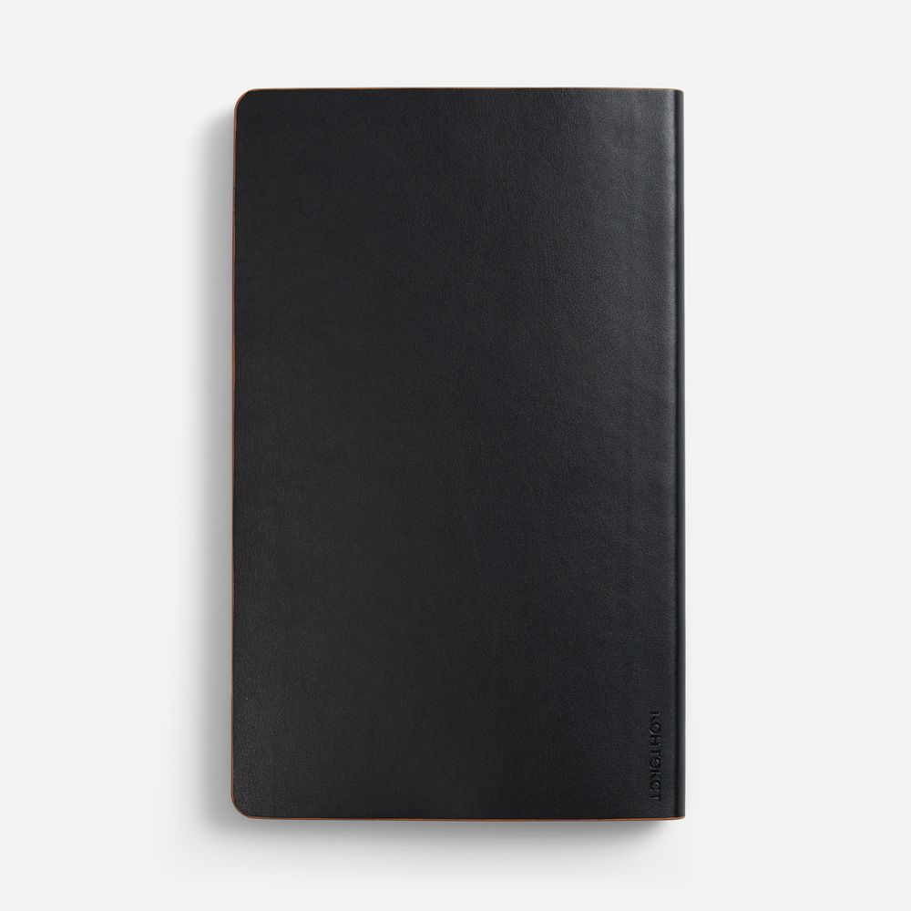 Ежедневник Trait, недатированный, черный с оранжевым — изображение 6