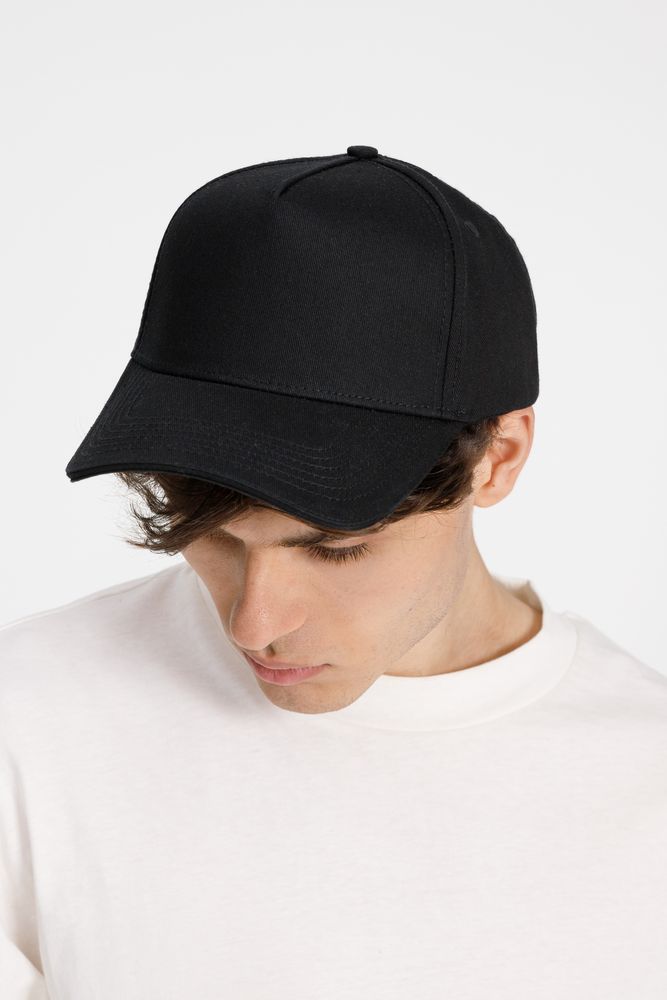 Бейсболка C1, черная — изображение 4