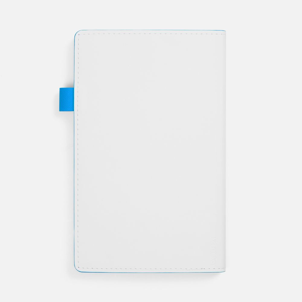Ежедневник White Shall, недатированный, бело-голубой — изображение 3