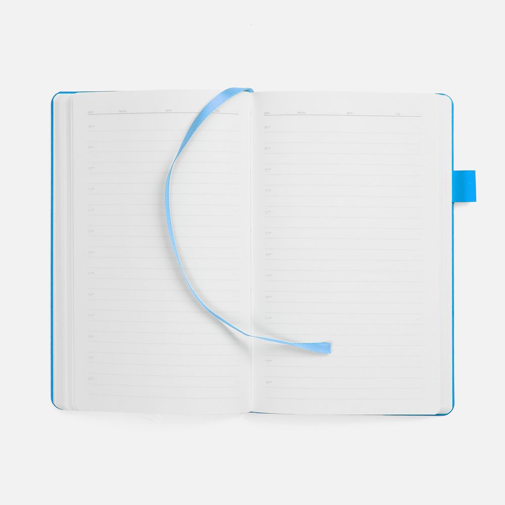 Ежедневник White Shall, недатированный, бело-голубой — изображение 8