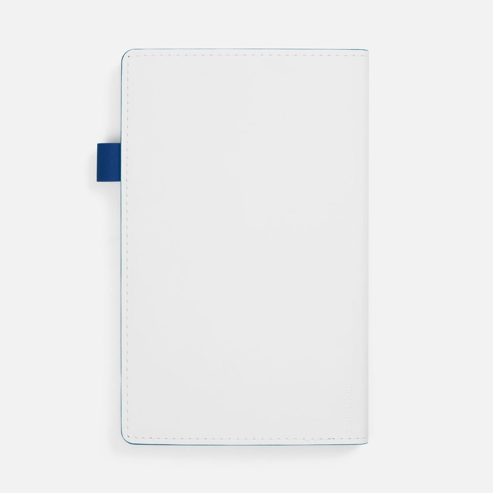 Ежедневник White Shall, недатированный, бело-синий — изображение 3