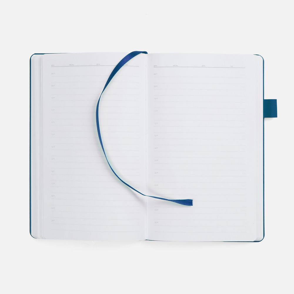 Ежедневник White Shall, недатированный, бело-синий — изображение 8
