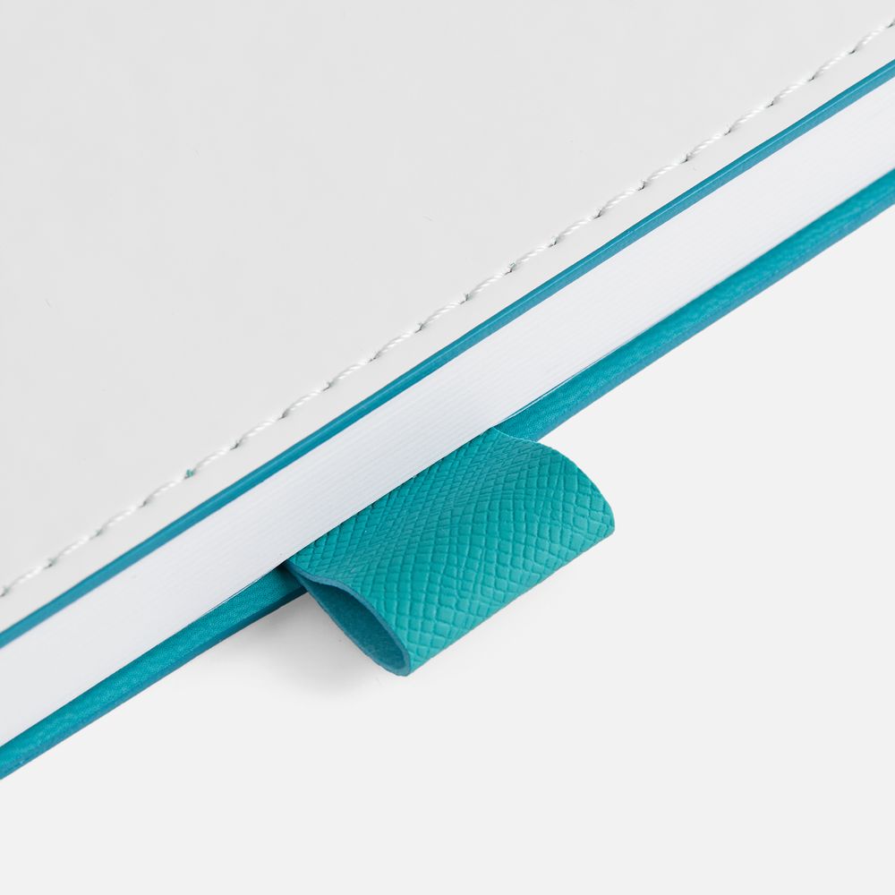 Ежедневник White Shall, недатированный, бело-бирюзовый — изображение 6