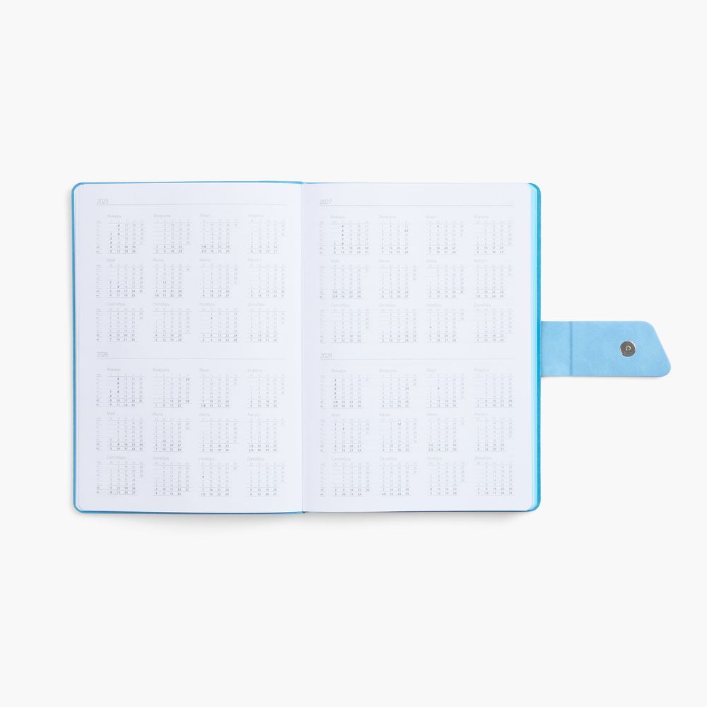 Ежедневник Boom, недатированный, черный с голубым — изображение 9