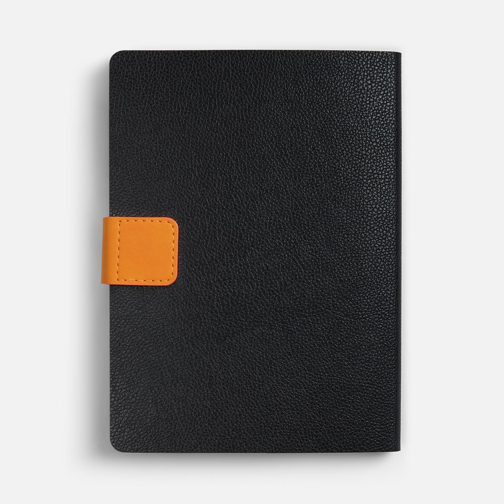 Ежедневник Boom, недатированный, черный с оранжевым — изображение 4