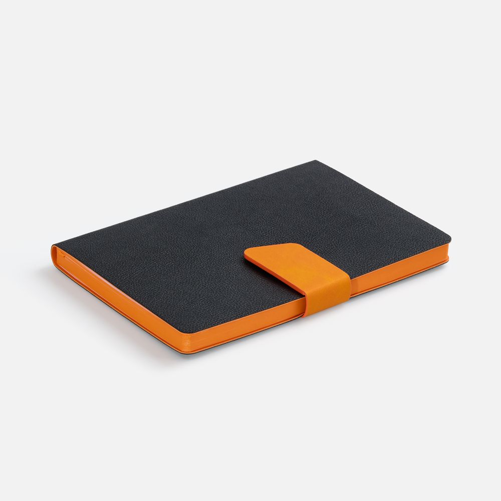 Ежедневник Boom, недатированный, черный с оранжевым — изображение 5