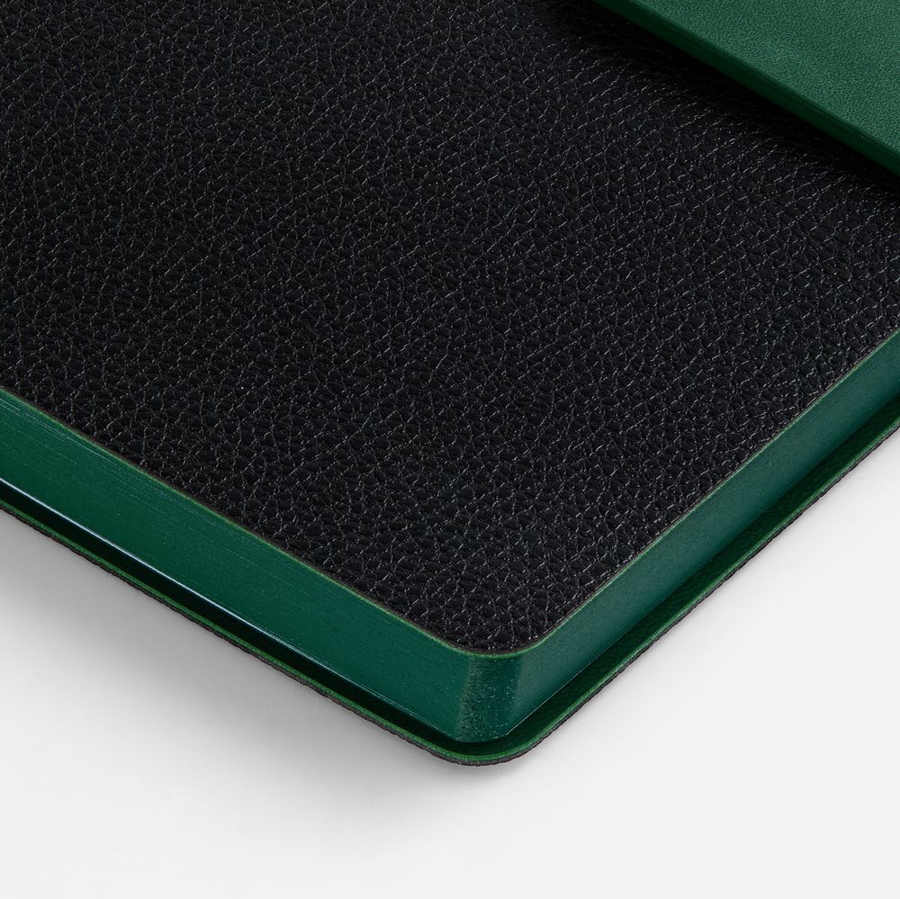 Ежедневник Boom, недатированный, черный с зеленым — изображение 6