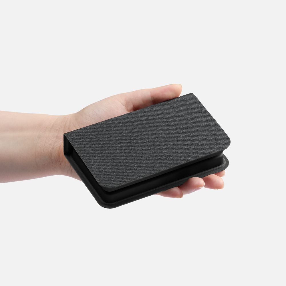 Внешний аккумулятор с беспроводной зарядкой reCover, черный — изображение 8