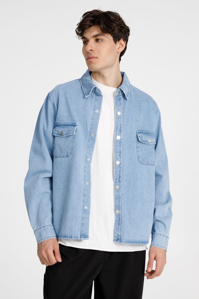 Куртка джинсовая O3, голубая — изображение 4