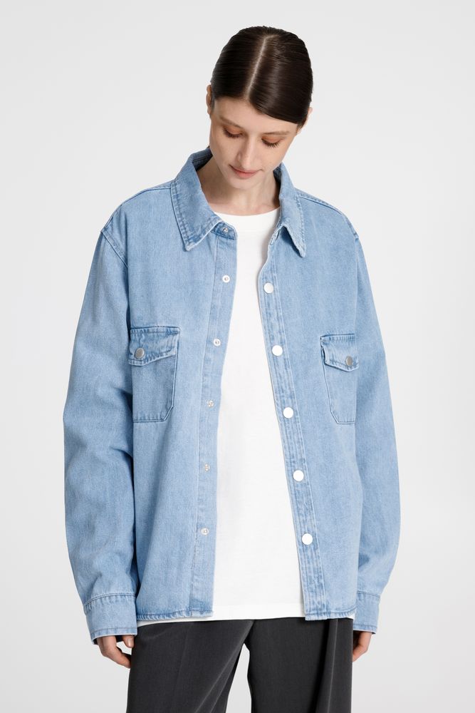 Куртка джинсовая O3, голубая — изображение 5