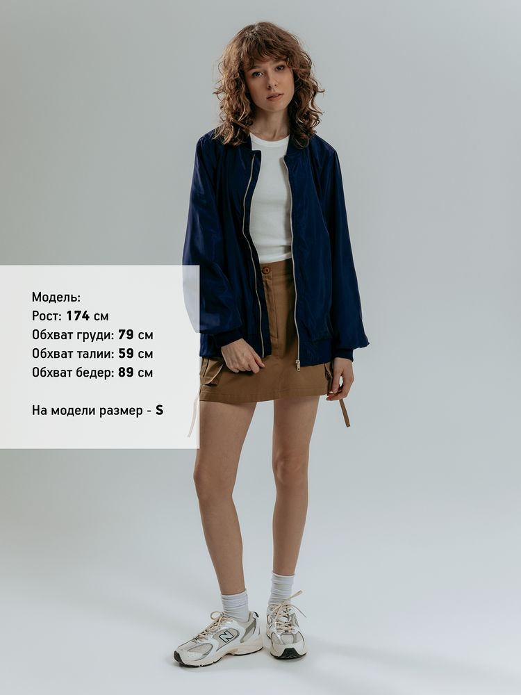 Бомбер Wigton, темно-синий — изображение 13