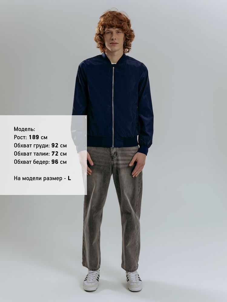 Бомбер Wigton, темно-синий — изображение 9