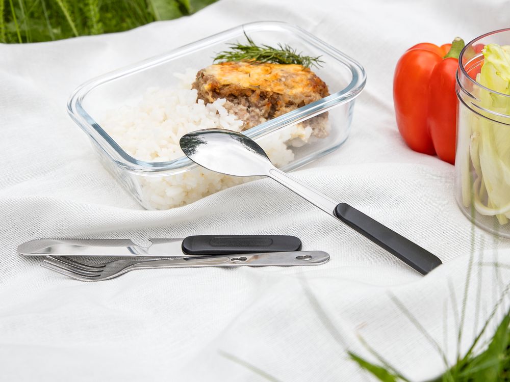 Набор походных столовых приборов Campsite, синий — изображение 9