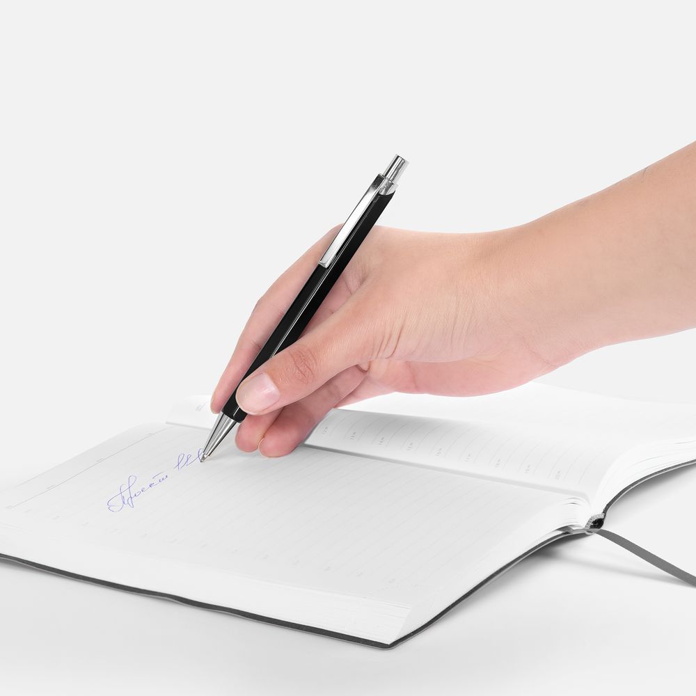 Ручка шариковая Alumno, черная — изображение 5