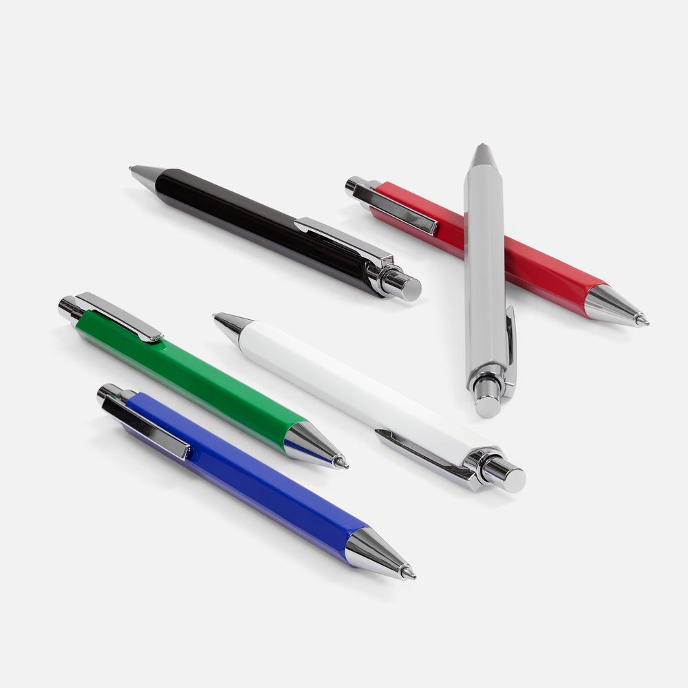 Ручка шариковая Alumno, красная — изображение 6