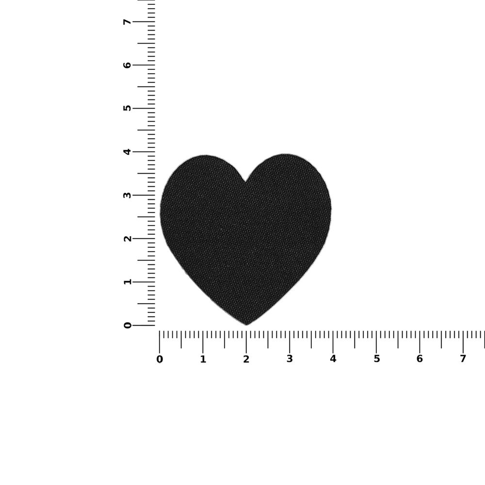 Наклейка тканевая Lunga Сor, M, черная — изображение 3