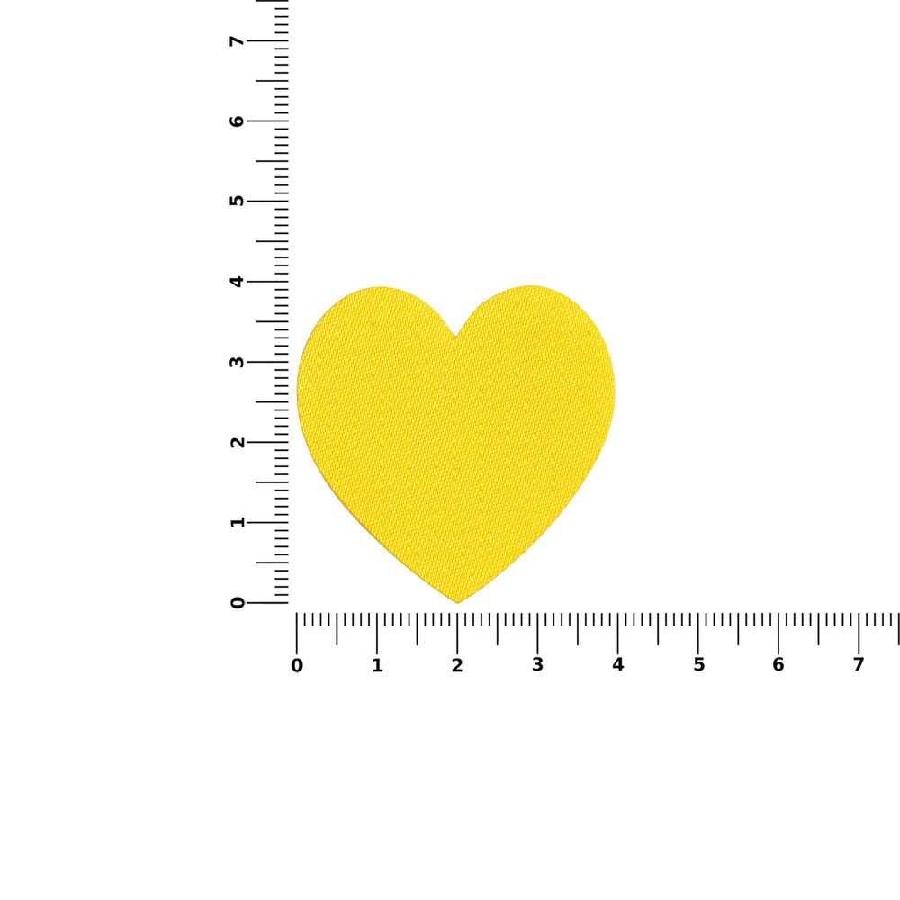 Наклейка тканевая Lunga Сor, M, желтая — изображение 3