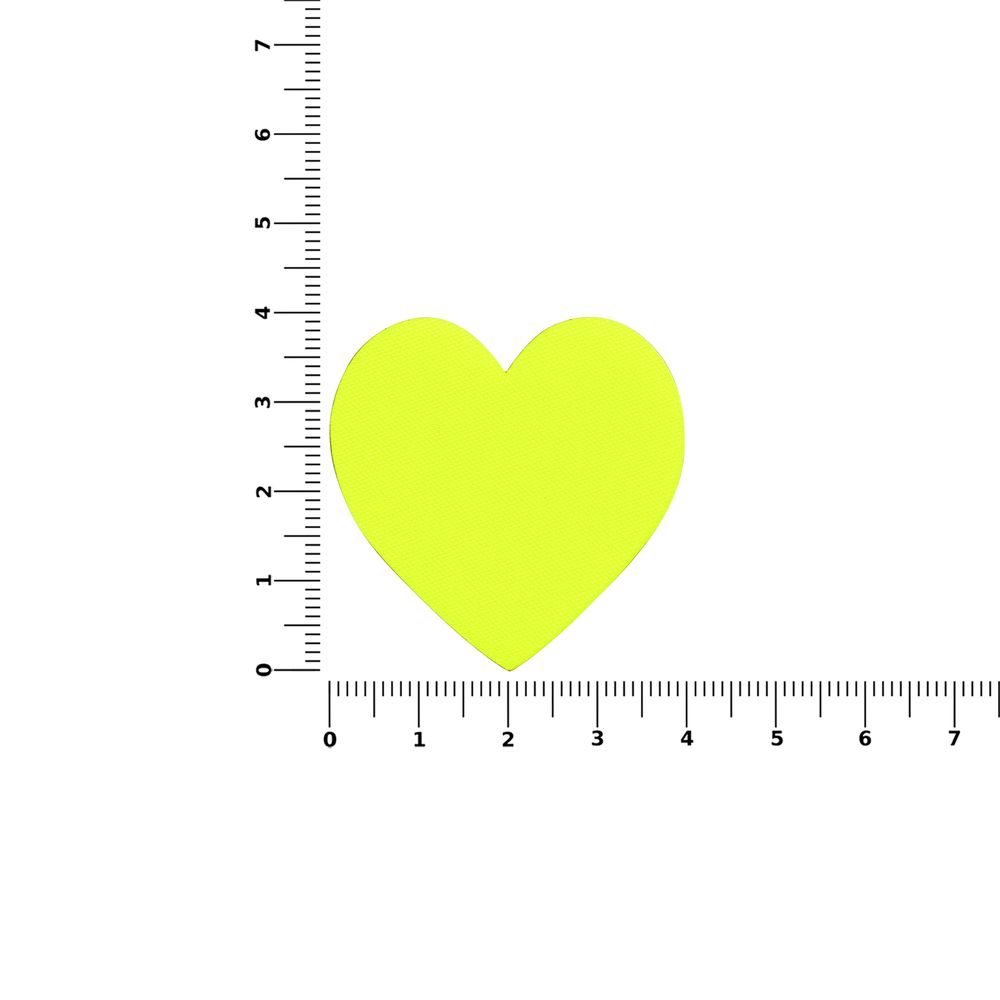 Наклейка тканевая Lunga Сor, M, желтый неон — изображение 3