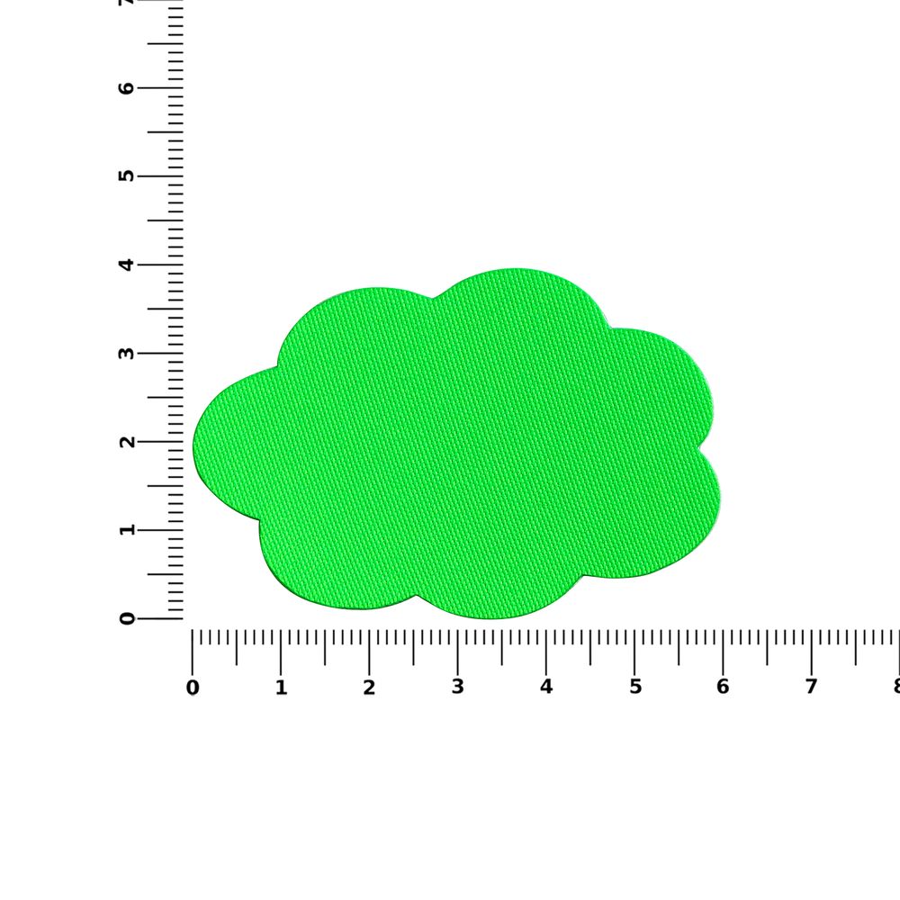 Наклейка тканевая Lunga Calum, L, зеленый неон — изображение 3