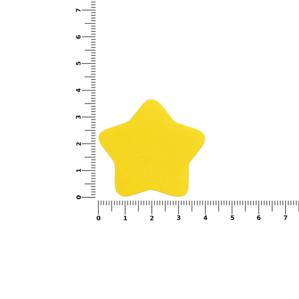 Наклейка тканевая Lunga Bial, M, желтая — изображение 3