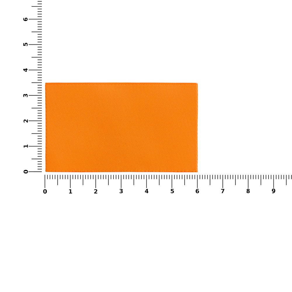 Лейбл тканевый Epsilon, M, оранжевый неон — изображение 4