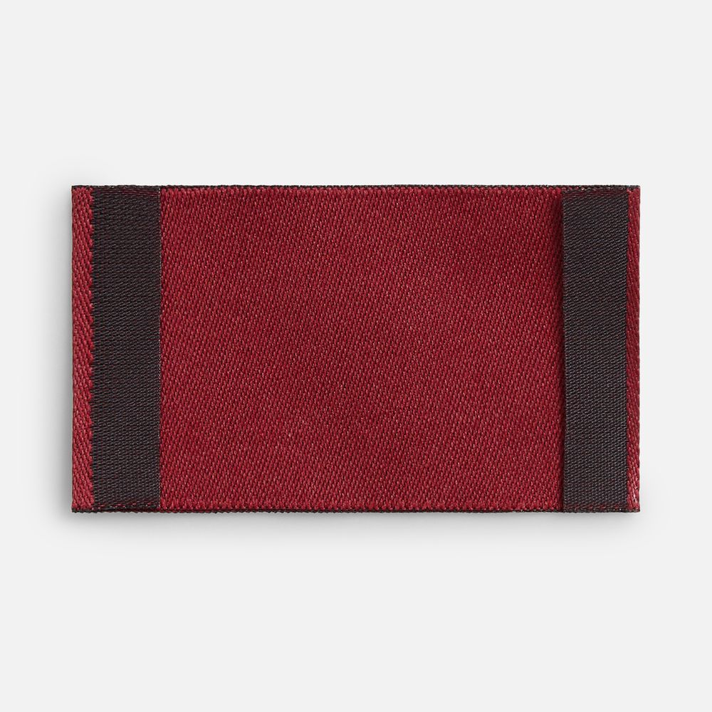 Лейбл тканевый Epsilon, M, бордовый — изображение 3