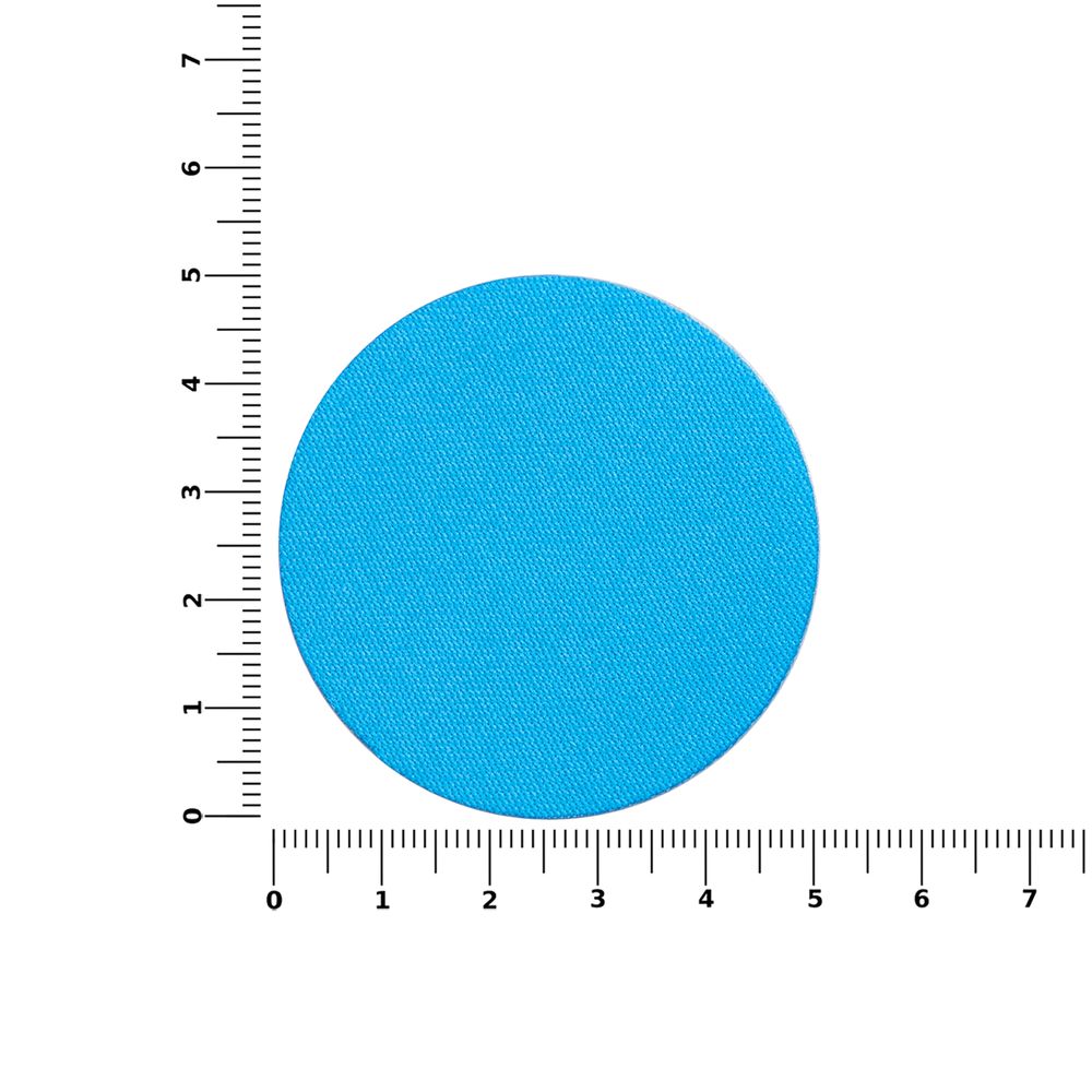 Наклейка тканевая Lunga Round, M, голубая — изображение 3