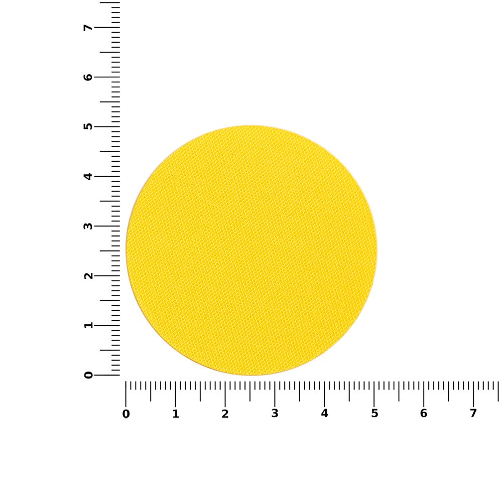 Наклейка тканевая Lunga Round, M, желтая — изображение 3