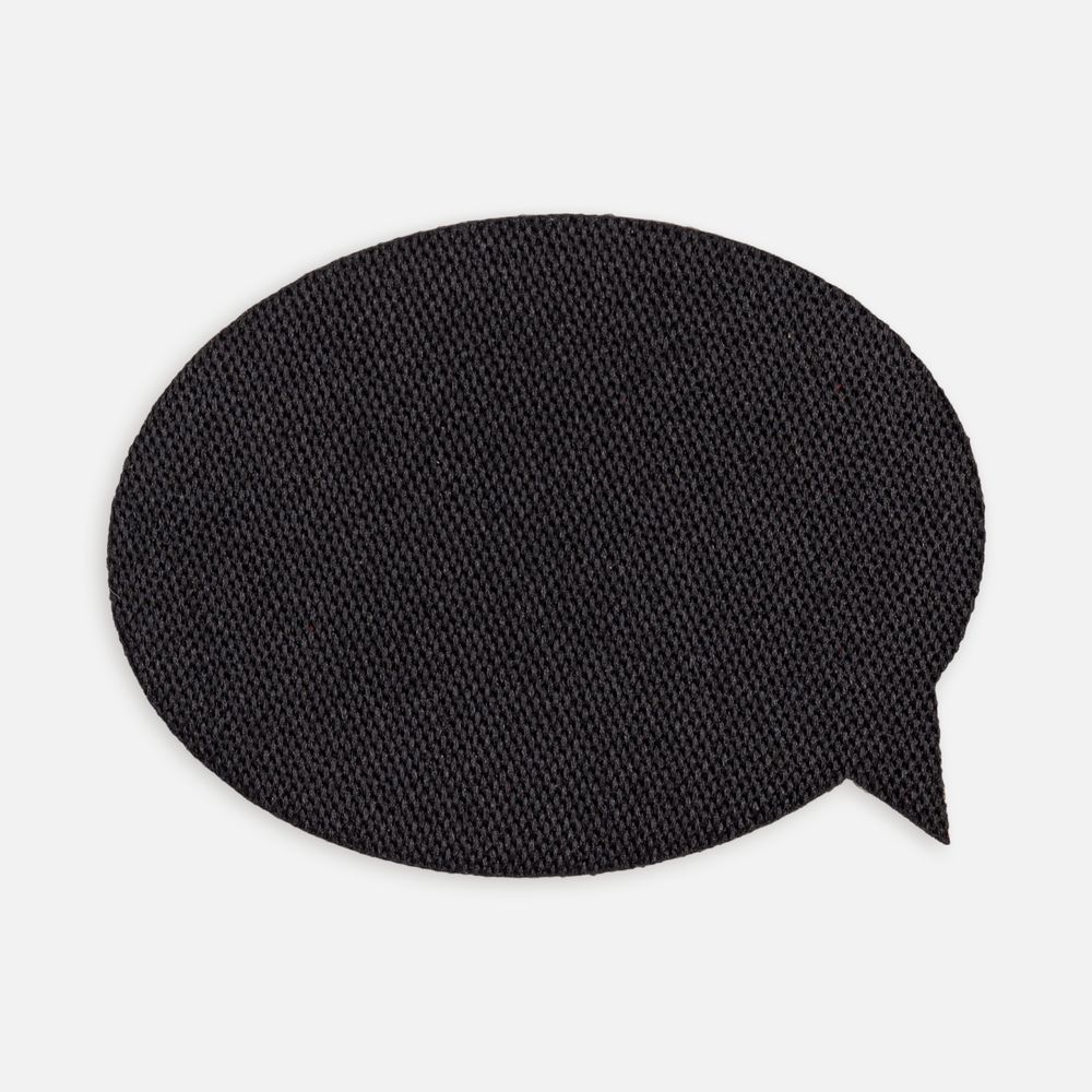 Наклейка тканевая Lunga Bubble, M, черная