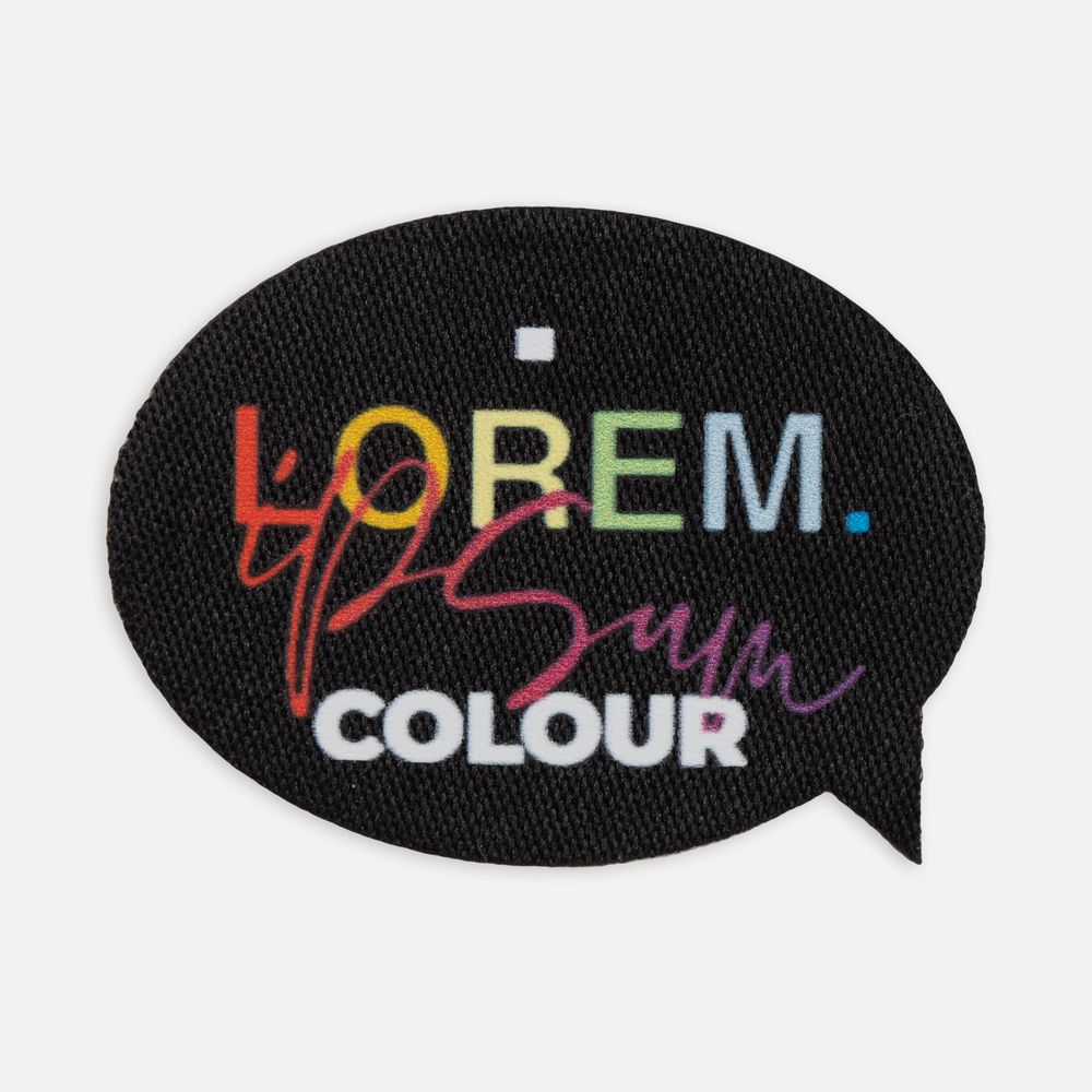 Наклейка тканевая Lunga Bubble, M, черная — изображение 3