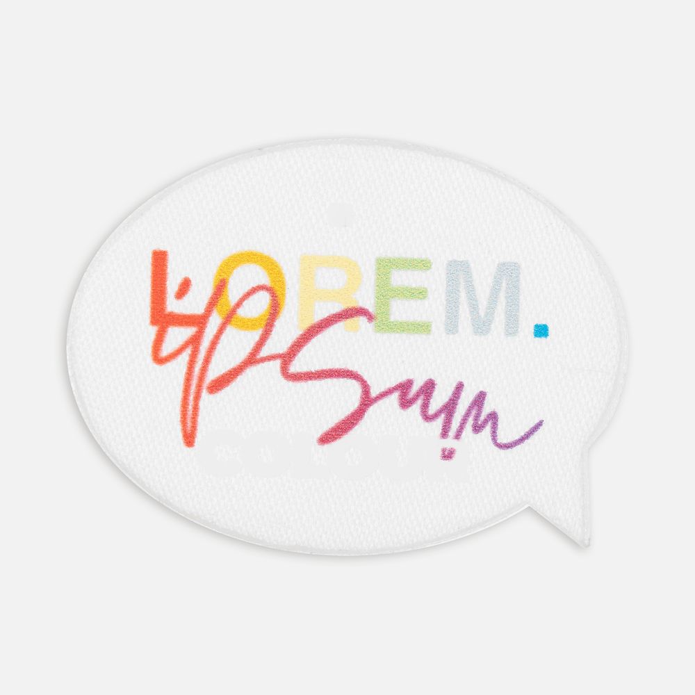 Наклейка тканевая Lunga Bubble, M, белая — изображение 3