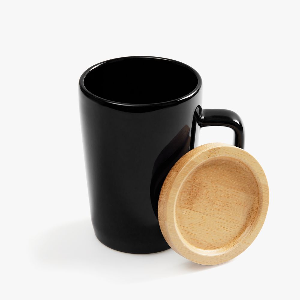 Кружка Vierra с крышкой-костером, черная — изображение 4