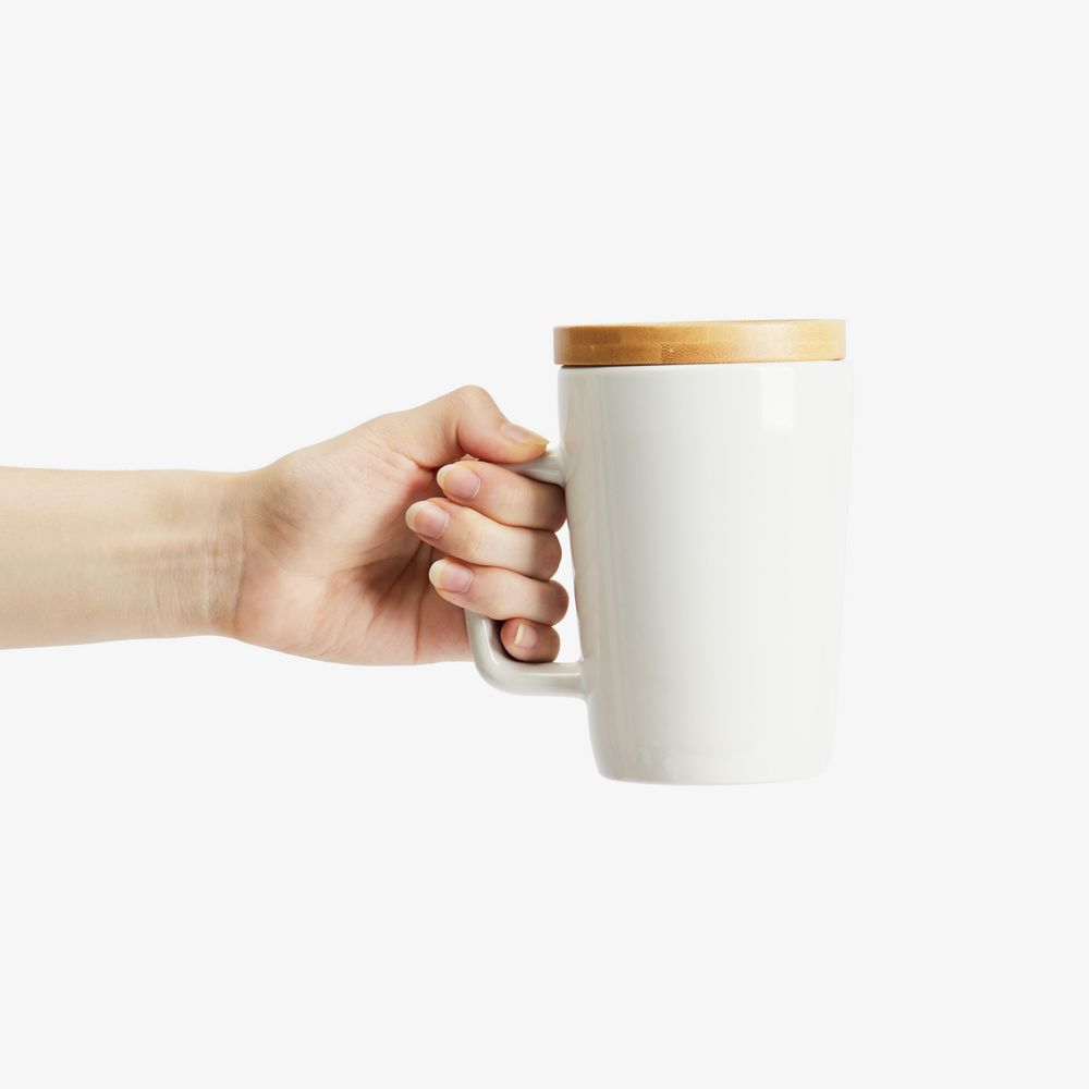 Кружка Vierra с крышкой-костером, белая — изображение 6