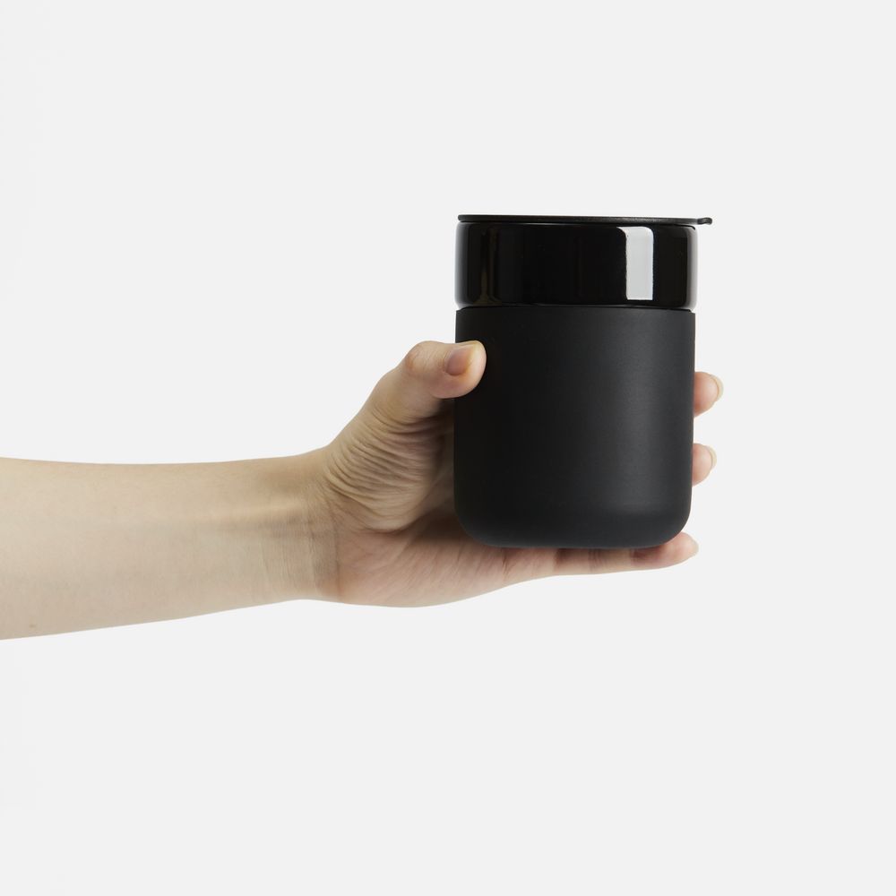 Кружка Nabo с силиконовым держателем, черная — изображение 5