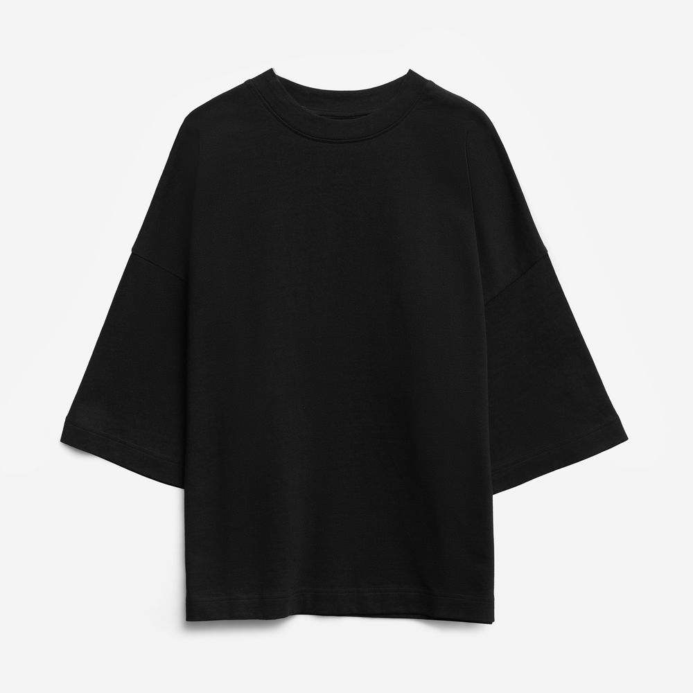 Футболка оверсайз Big Boss, черная — изображение 3