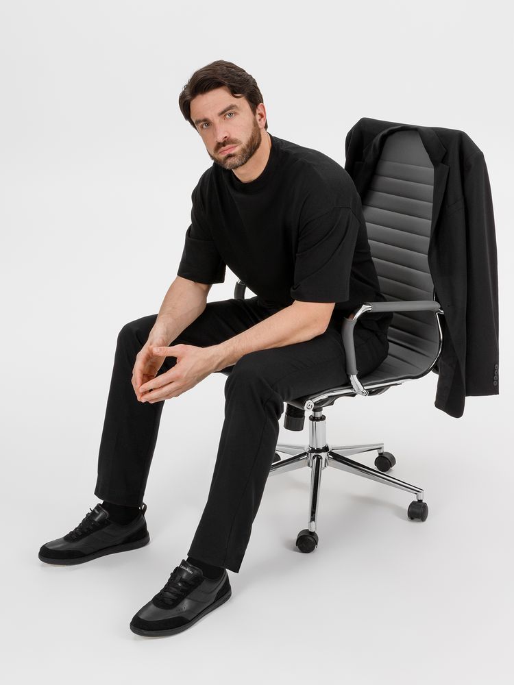 Футболка оверсайз Big Boss, черная — изображение 7