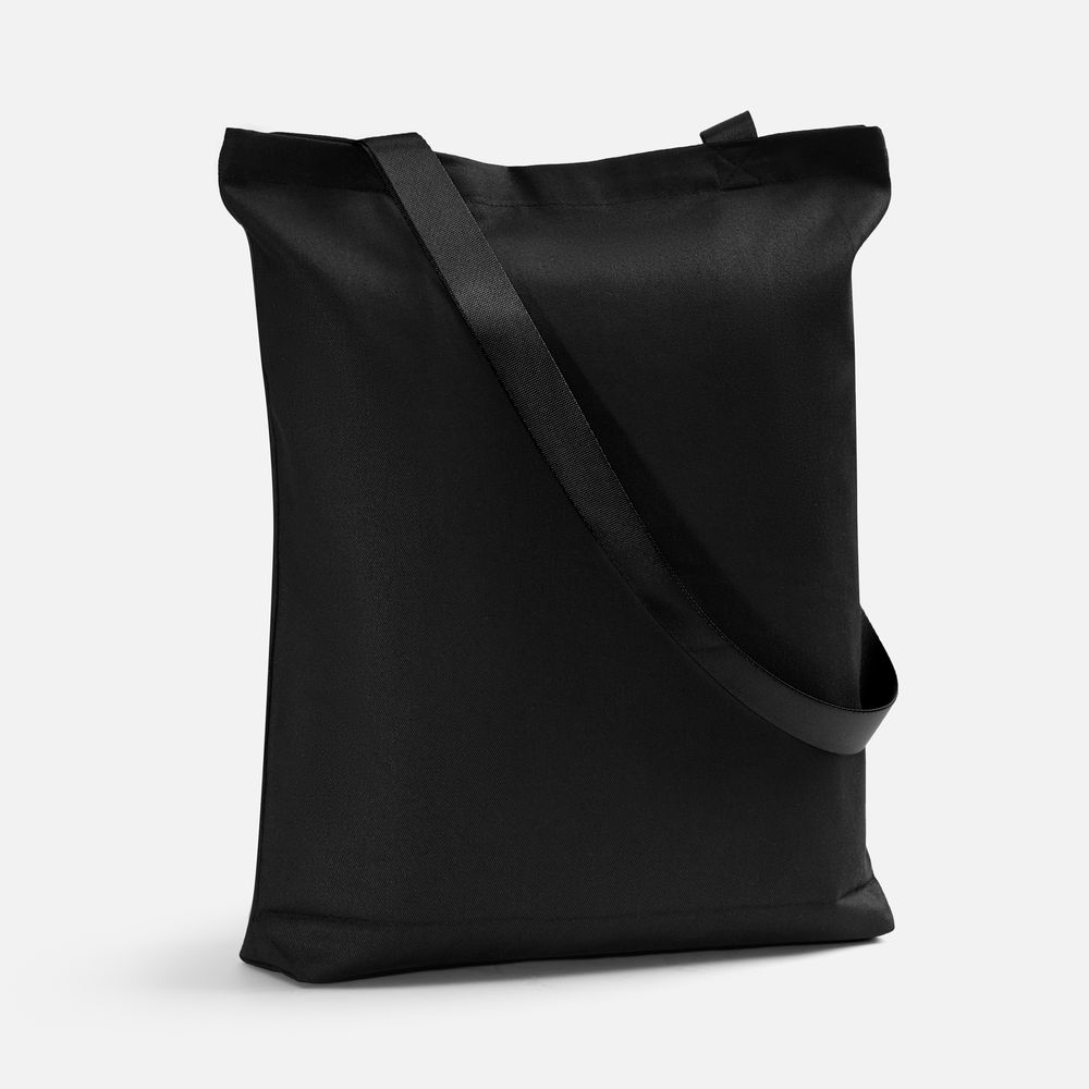 Шопер B4, черный с черными ручками