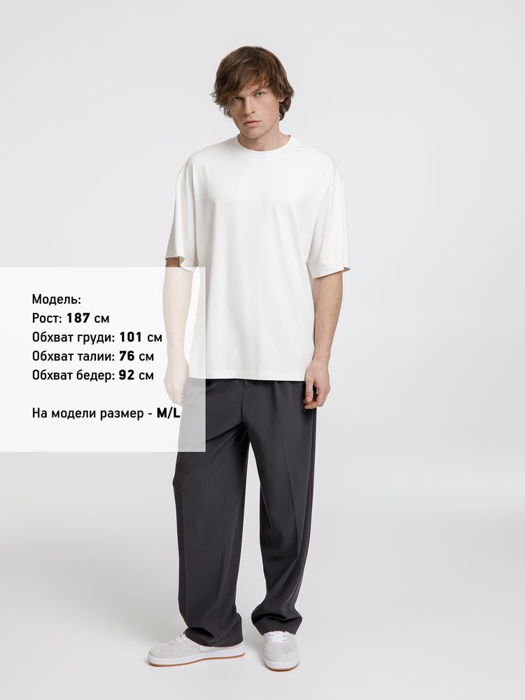 Футболка оверсайз унисекс Lavinia, белая — изображение 10