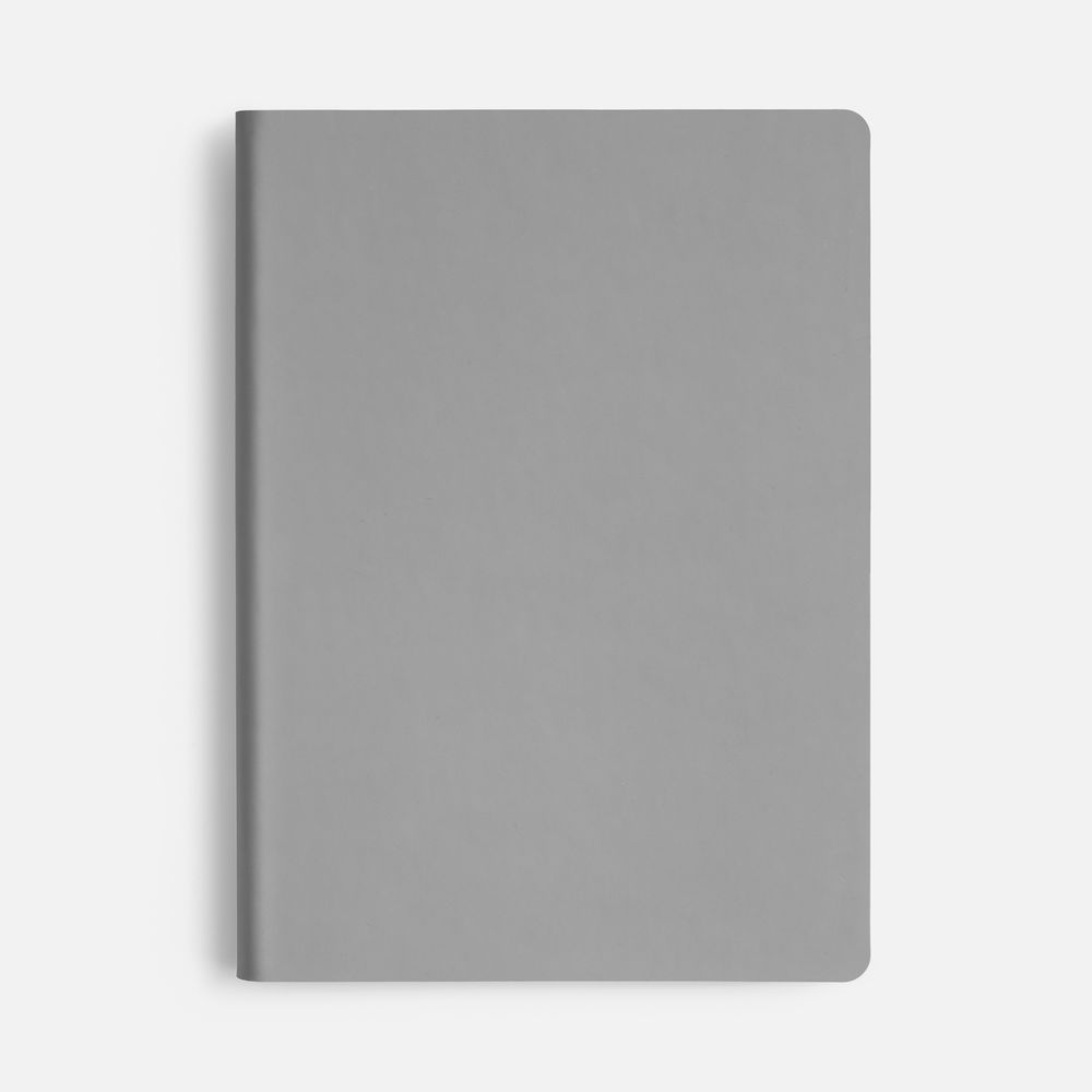 Ежедневник Flex Shall New, недатированный, серый — изображение 4