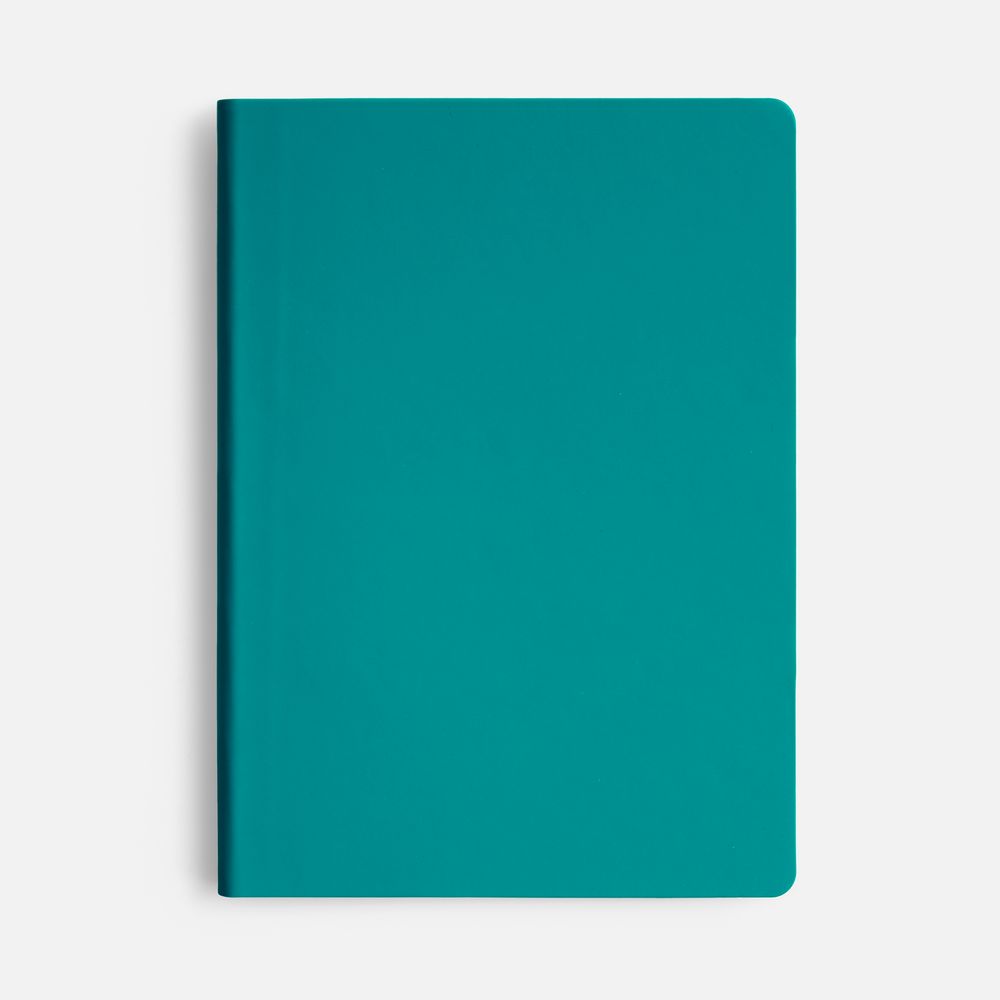 Ежедневник Flex Shall New, недатированный, бирюзовый — изображение 4