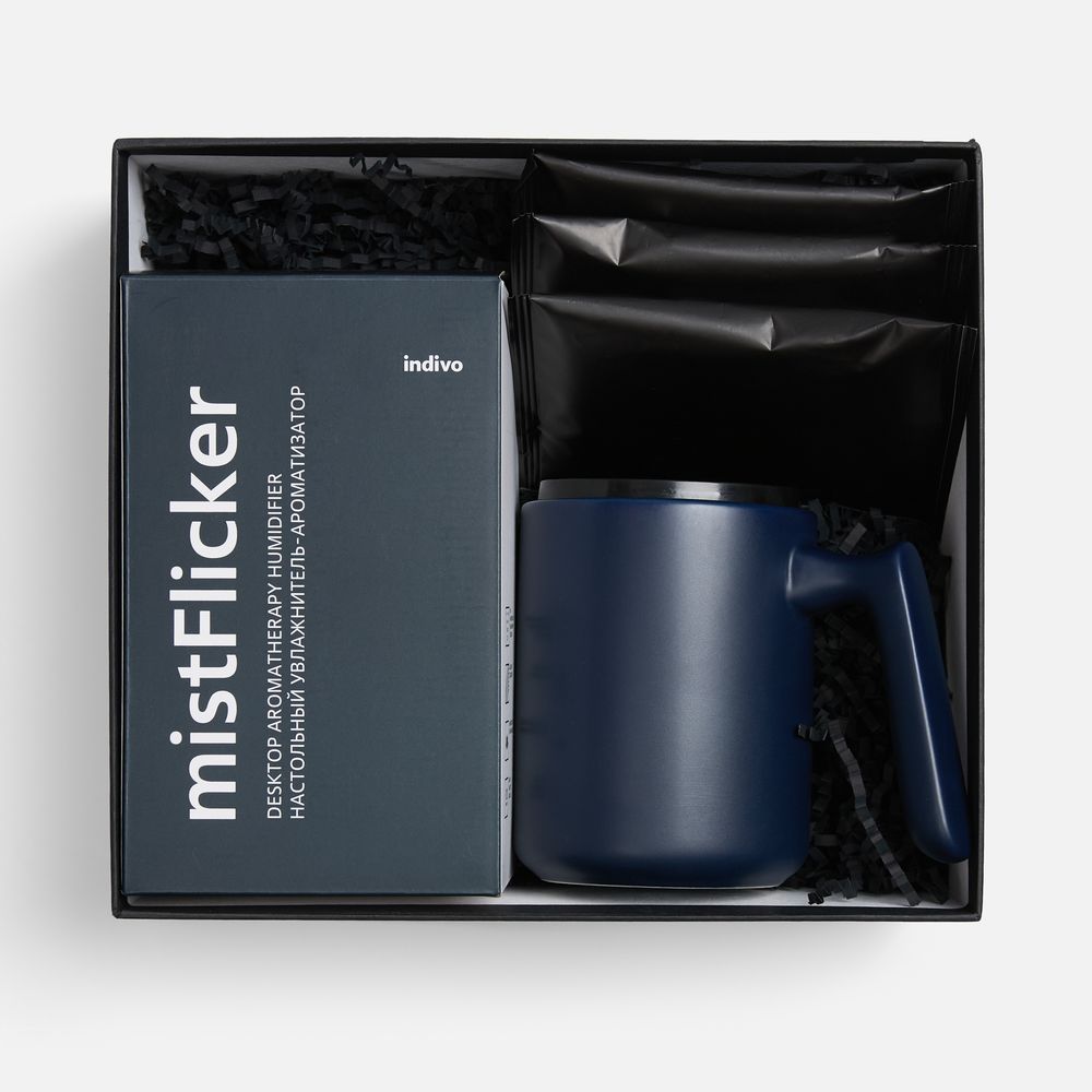 Набор «Микроклимат», черный с синим — изображение 3