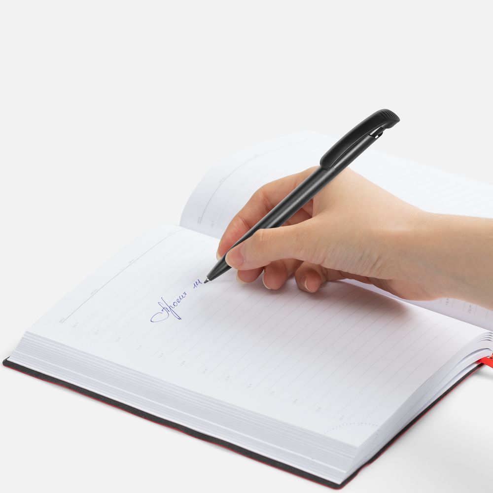 Ручка шариковая Clear Solid, черная — изображение 5