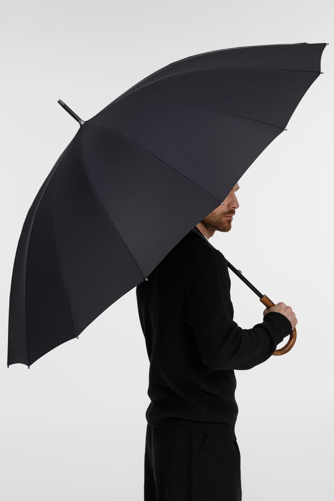 Зонт-трость Big Boss, темно-синий — изображение 9