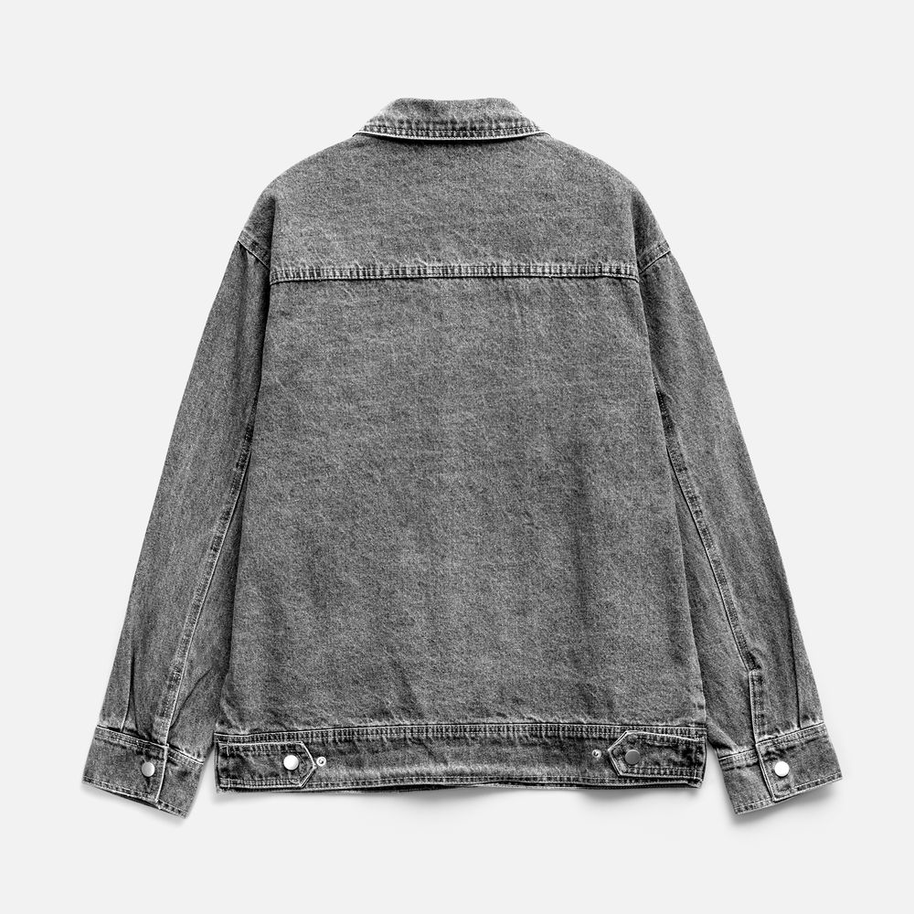 Куртка джинсовая O2, серая — изображение 3